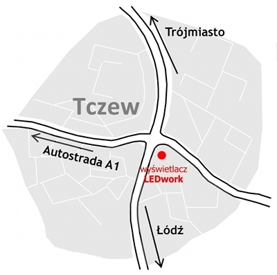 Bilbord w Tczewie